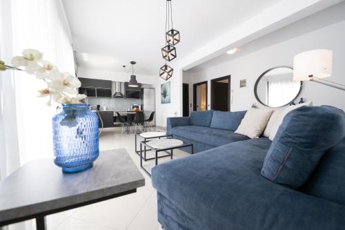 Posezení v ubytování Aelia Apartments