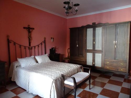Кровать или кровати в номере Casa D Mis Dos Gitanillas