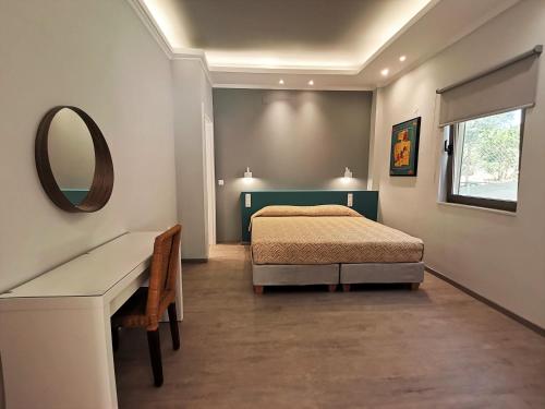 Cama ou camas em um quarto em Helion Apartments - Rose