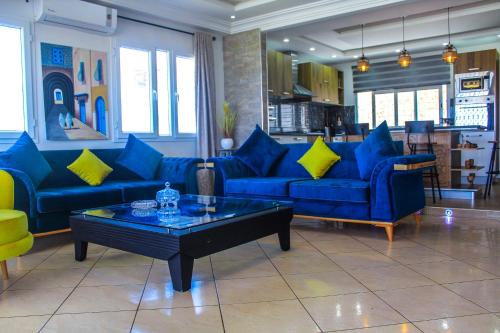 Χώρος καθιστικού στο Villa Island Zembra