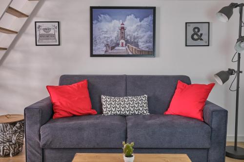 Χώρος καθιστικού στο Loft Mercede al Capo