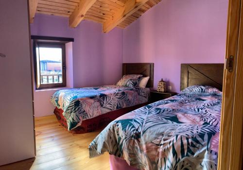 Postel nebo postele na pokoji v ubytování La bicicleta del Moncayo