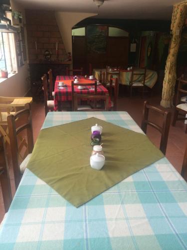 Postel nebo postele na pokoji v ubytování Hosteria Llanovientos