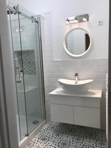 Kúpeľňa v ubytovaní Rosmarinus Apartman