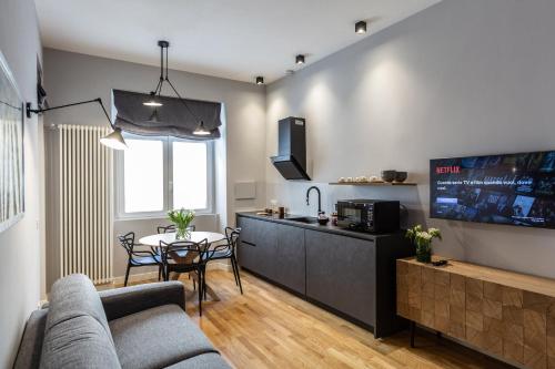 Dapur atau dapur kecil di CA’MILLA Luxury Apartments Trieste