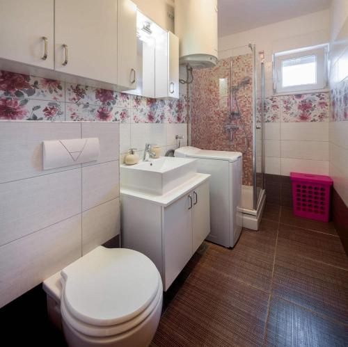 Koupelna v ubytování Apartment Azzura