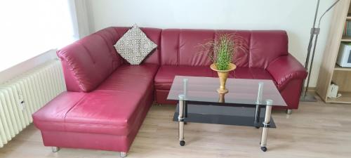 A seating area at Waldoase-Appartement im Tannenhof