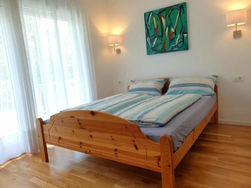 Ένα ή περισσότερα κρεβάτια σε δωμάτιο στο Apartman Diana - 75 m2 - 2 Bedrooms - Grill