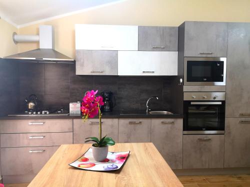 A kitchen or kitchenette at Le Orchidee