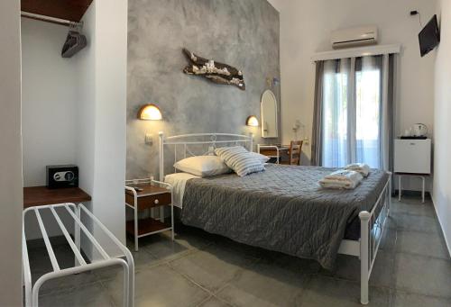 Cama o camas de una habitación en Villa Ilios