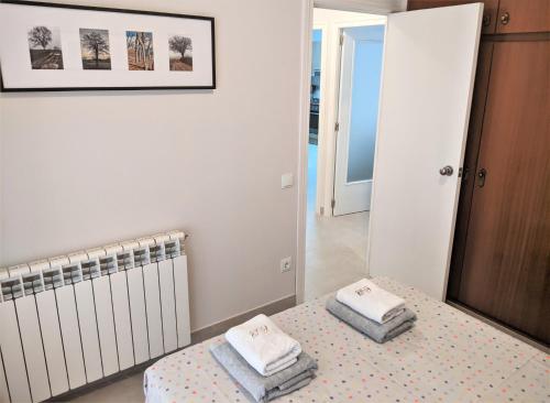 Katil atau katil-katil dalam bilik di apartament dúplex "Alsina"