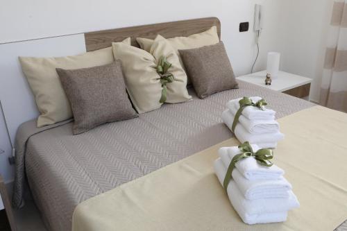 Letto o letti in una camera di PALAZZO ANGIO'