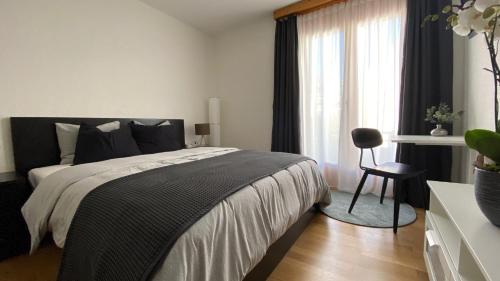 Ein Bett oder Betten in einem Zimmer der Unterkunft Hotel Thurpark