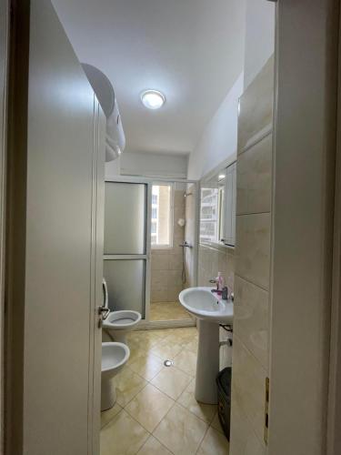 Ванная комната в Nimfeum Apartments