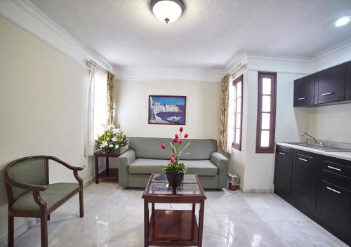 Zona de estar de Hotel Francis Drake