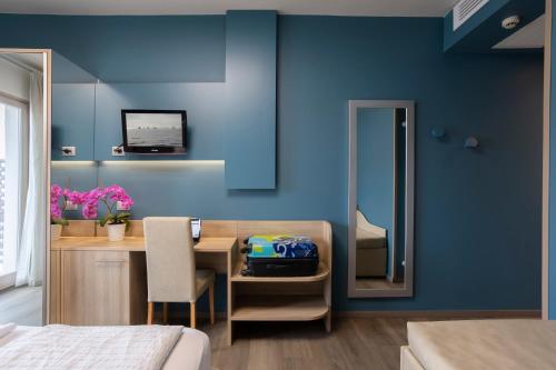 Hotel Veronesiにあるベッド