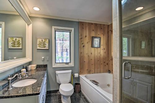 A bathroom at Resort-Style Harbor Springs Home with Deck!