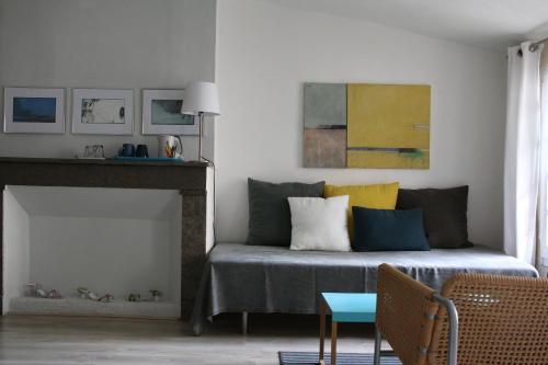 Ruang duduk di In Situ B&B