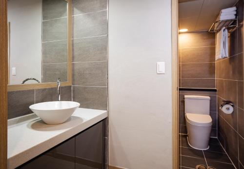 Koupelna v ubytování KensingtonResort JirisanNamwon