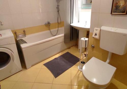 Koupelna v ubytování Apartment Idlerocks