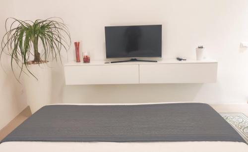 Televízia a/alebo spoločenská miestnosť v ubytovaní Matteotti 21 Rooms