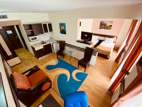 Posezení v ubytování Hotel Zimbru