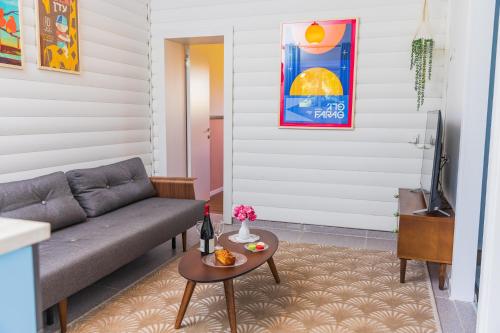 TV a/nebo společenská místnost v ubytování Nofey Gonen Holiday Village
