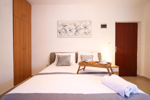 En eller flere senge i et værelse på Apartments Lisica