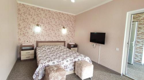 Hotel Nataliaにあるベッド
