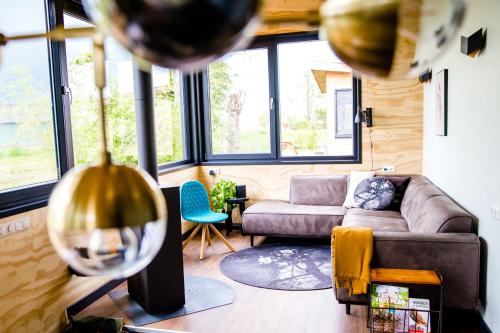 Χώρος καθιστικού στο Pean-buiten Waterlodges