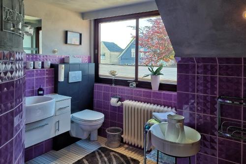 Ванная комната в Ferienwohnung Alte Liebe