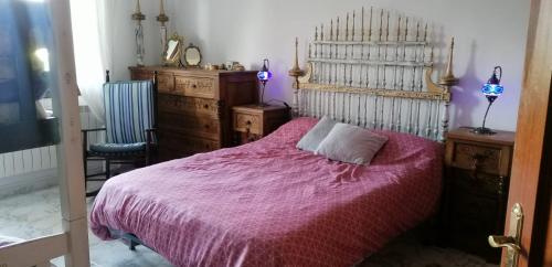 Postel nebo postele na pokoji v ubytování La Sartén