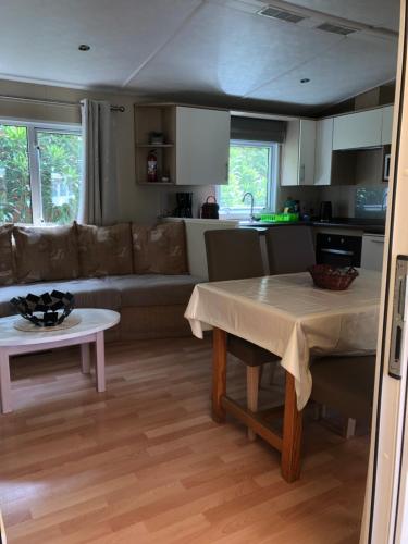 Η κουζίνα ή μικρή κουζίνα στο Mobilhome 2 Chambres 2 SDB