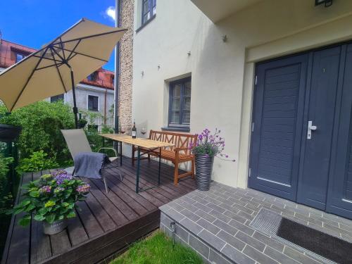פטיו או אזור חיצוני אחר ב-A perfect base to explore Vilnius!