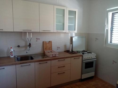Kuchyň nebo kuchyňský kout v ubytování Pave Apartment