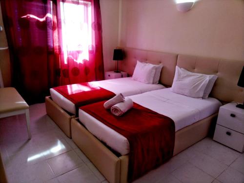 Cama o camas de una habitación en Don Rodrigues Apartment - Manta Rota