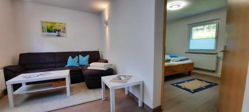 Posezení v ubytování Ferienhaus Gänseblümchen