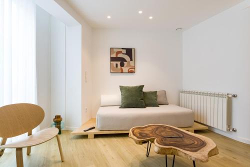 Χώρος καθιστικού στο SEIS ALDABAS Apartamentos
