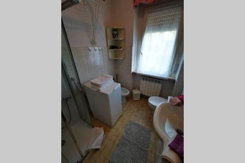 Koupelna v ubytování Appartamento Chatillon