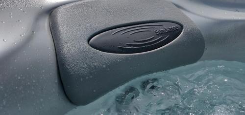 a close up of the doorhandle of a car with water at Villa Giuly in Antronapiana
