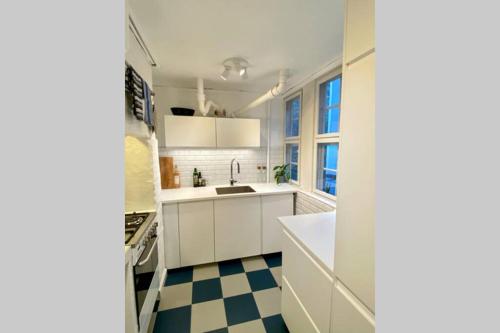 A kitchen or kitchenette at Luxury 'Kings Garden' City-Flat In Center Of Town