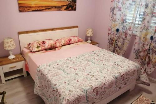 Postel nebo postele na pokoji v ubytování Happy house Villa Žiži Rijeka Viskovo
