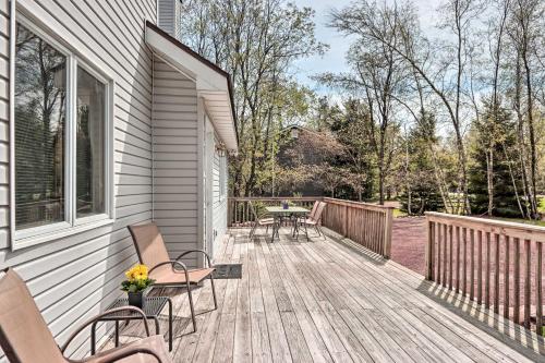 Rustic Poconos Home with Grill, Steps to Beach!