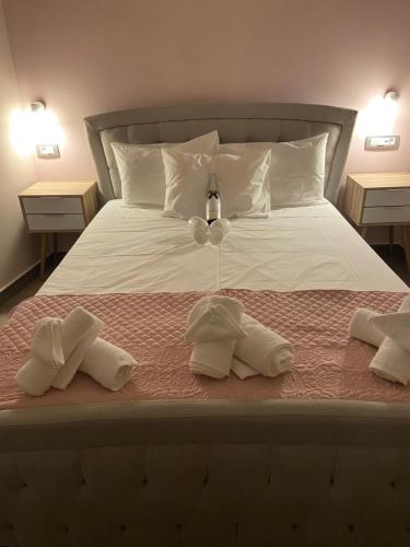 Ένα ή περισσότερα κρεβάτια σε δωμάτιο στο Elegant rooms
