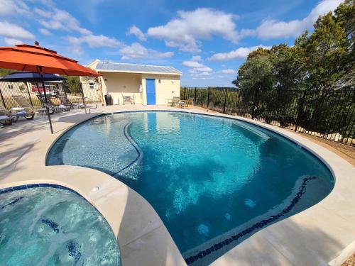 The swimming pool at or near Hill Country Casitas