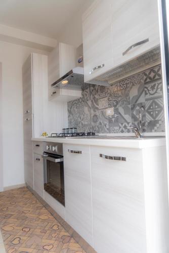 Dapur atau dapur kecil di La Terrazza sul Mare