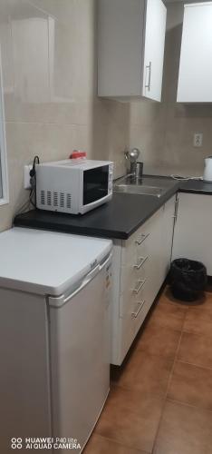 Dapur atau dapur kecil di Quarto vista mar