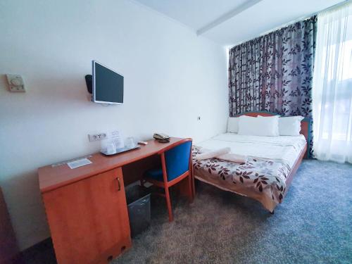 Katil atau katil-katil dalam bilik di Bavaria Blu Hotel and Conference Centre