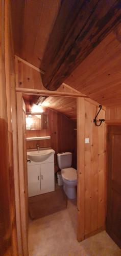 Ein Badezimmer in der Unterkunft Chalet Nature