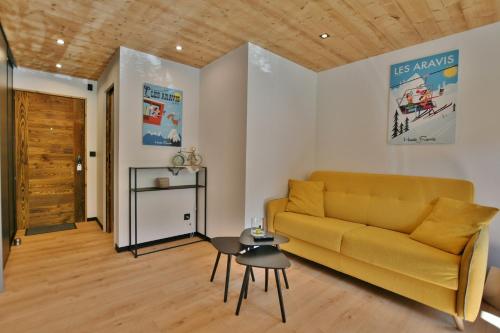 Гостиная зона в Bel appartement centre de Thônes lumineux et spacieux neuf